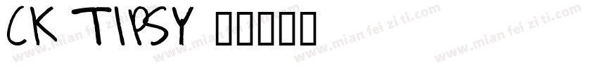 CK Tipsy字体转换
